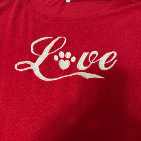 P.J. Salvage Red Love Sweatshirt - Picture 2 of 5